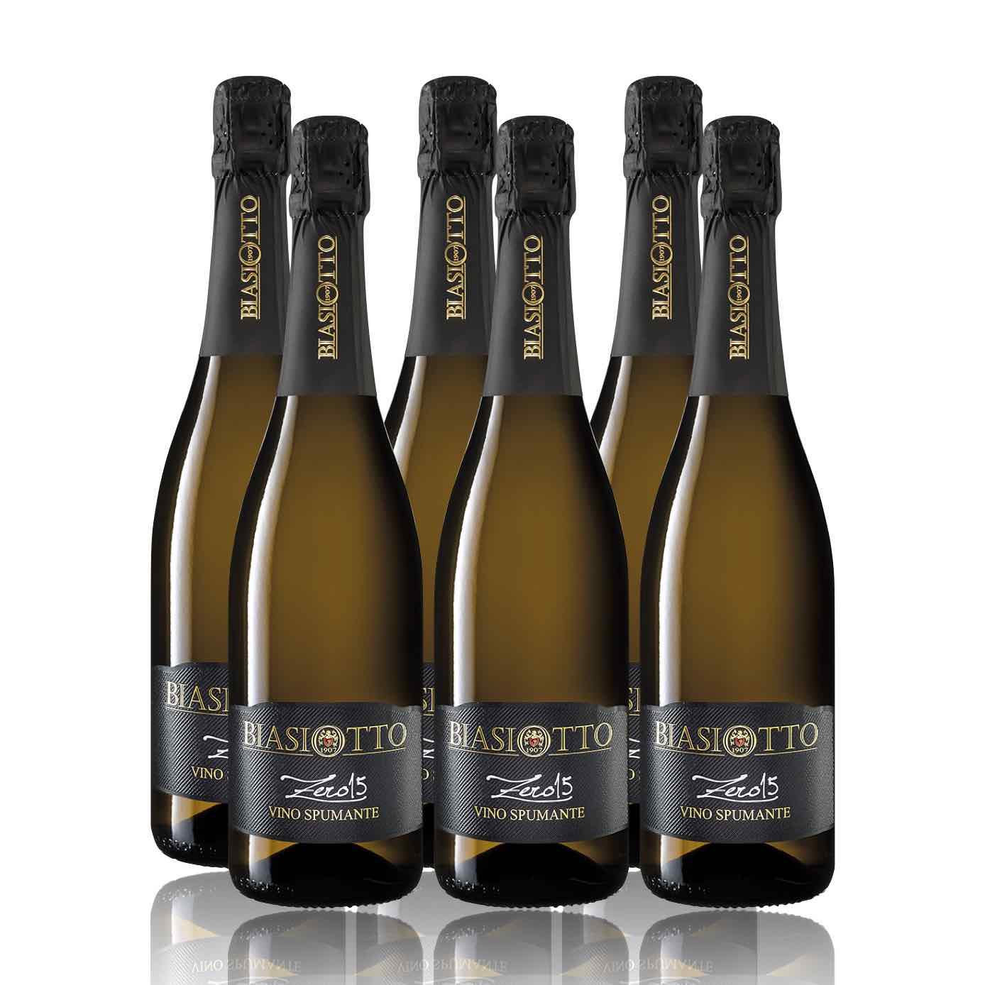 Biasiotto Prosecco Pas Dose' Biasiotto Spumante DOC Millesimato Zero15