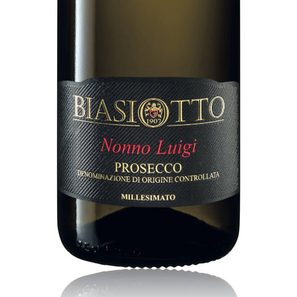 Prosecco Extra Dry Biasiotto Spumante DOC Millesimato Nonno Luigi - Vini Biasiotto