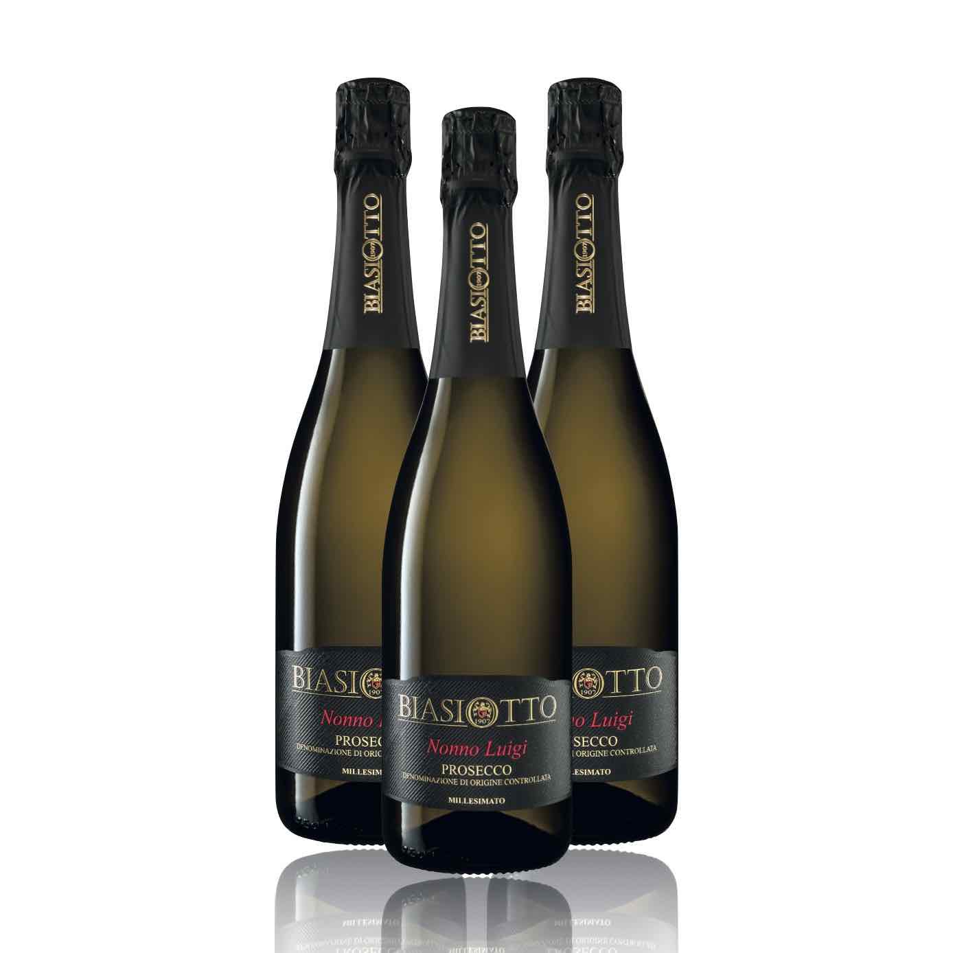 Prosecco Extra Dry Biasiotto Spumante DOC Millesimato Nonno Luigi - Vini Biasiotto